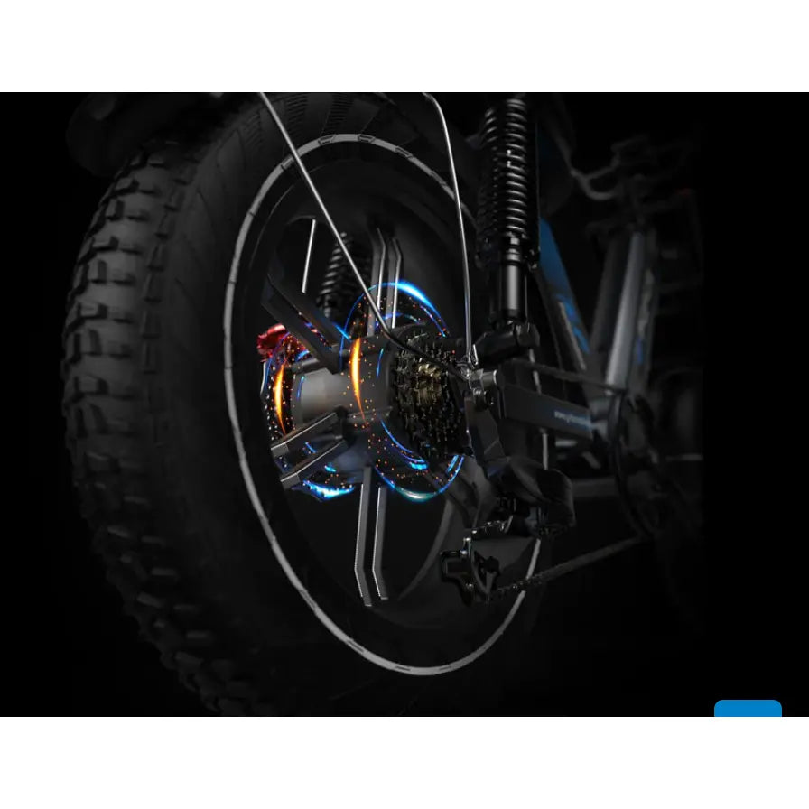 G-Force ZF 750W 48V Moped-Style Step-Through Fat Tire Electric Bike  Electric Bikes Paradise