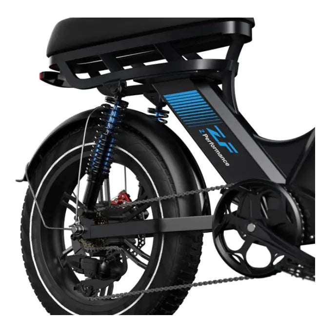 G-Force ZF 750W 48V Moped-Style Step-Through Fat Tire Electric Bike  Electric Bikes Paradise