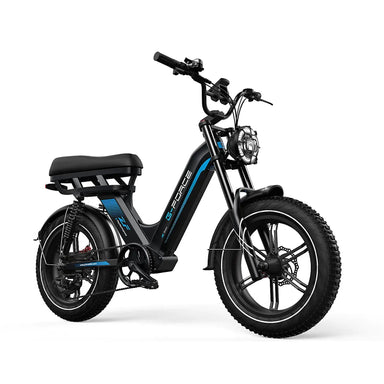 G-Force ZF 750W 48V Moped-Style Step-Through Fat Tire Electric Bike  Electric Bikes Paradise