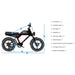 G-Force ZM 750W 48V Fat Tire Moped-Style Electric Bike  Electric Bikes Paradise
