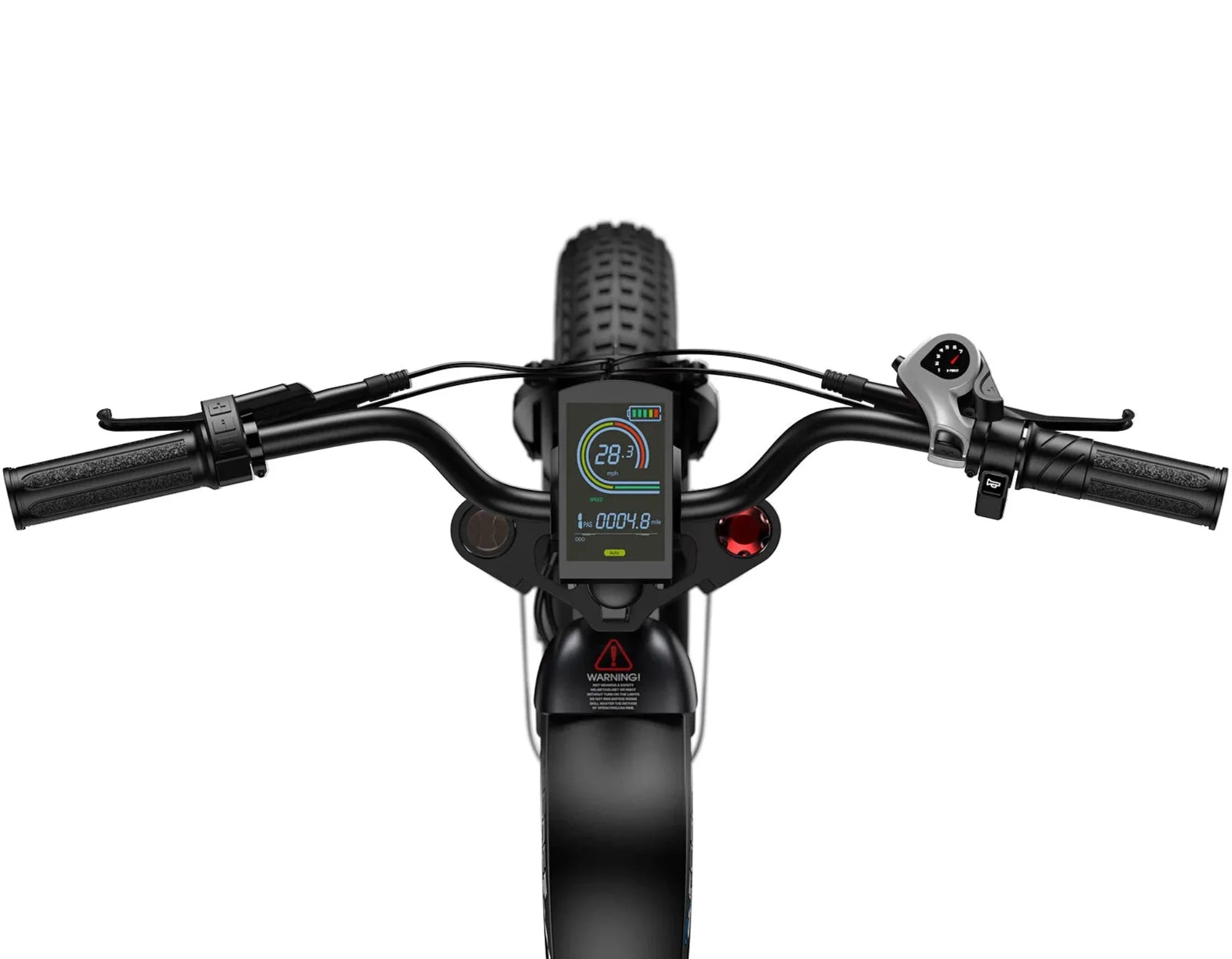 G-Force ZM 750W 48V Fat Tire Moped-Style Electric Bike