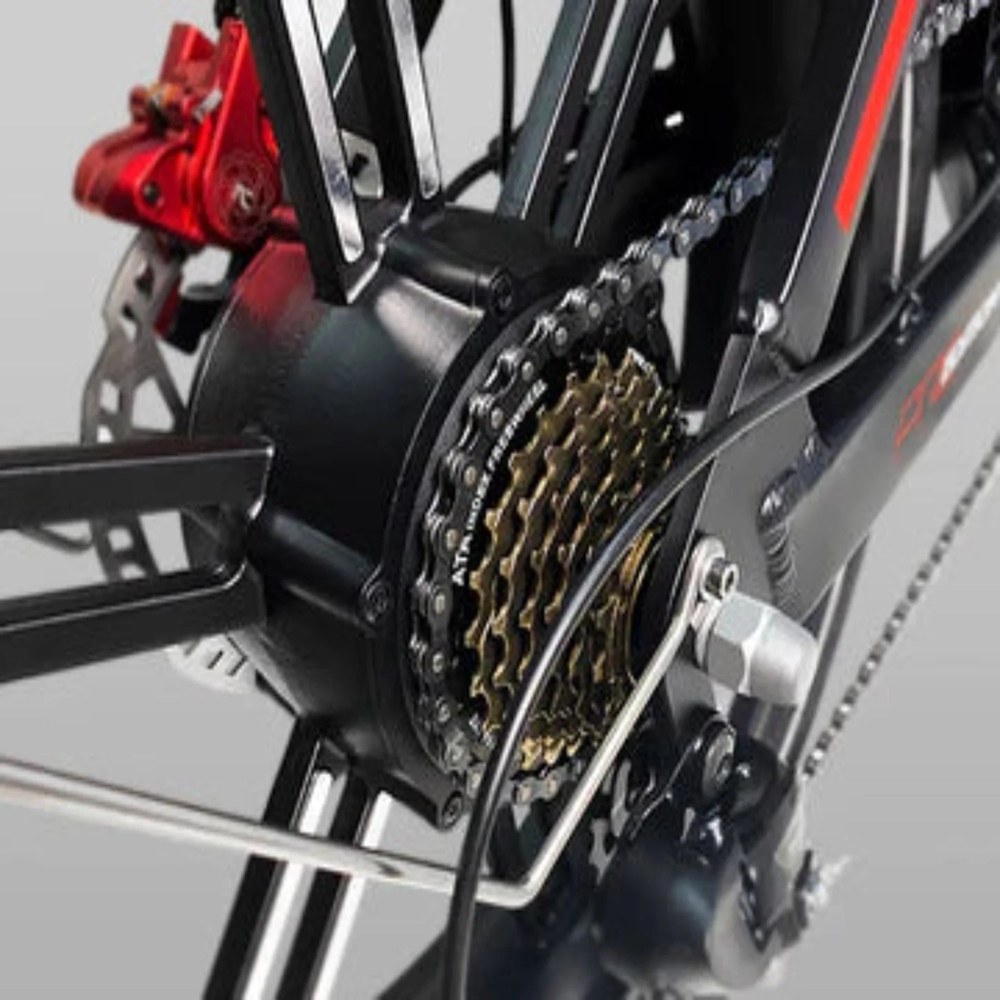 G-Force ZM 750W 48V Fat Tire Moped-Style Electric Bike