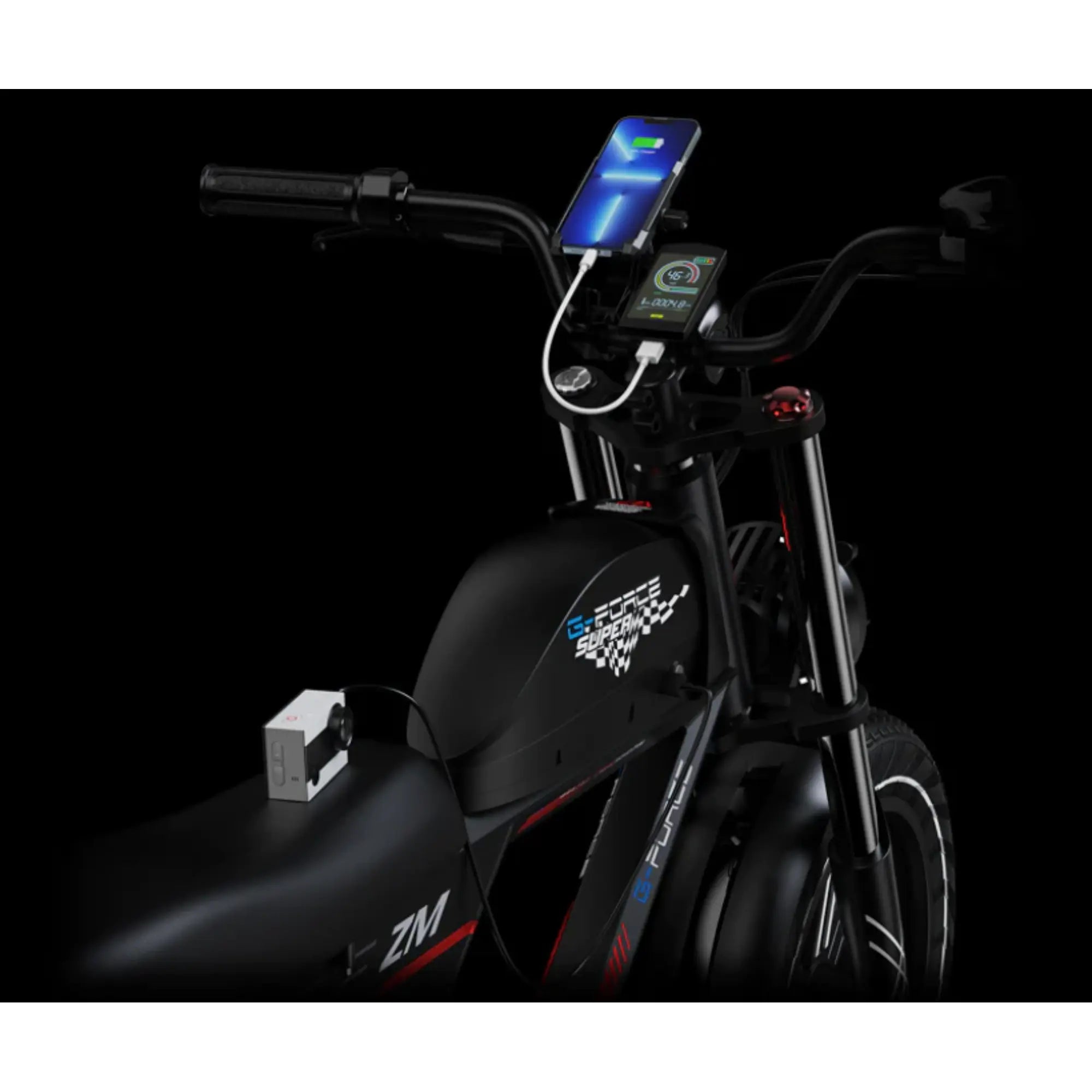 G-Force ZM 750W 48V Fat Tire Moped-Style Electric Bike  Electric Bikes Paradise