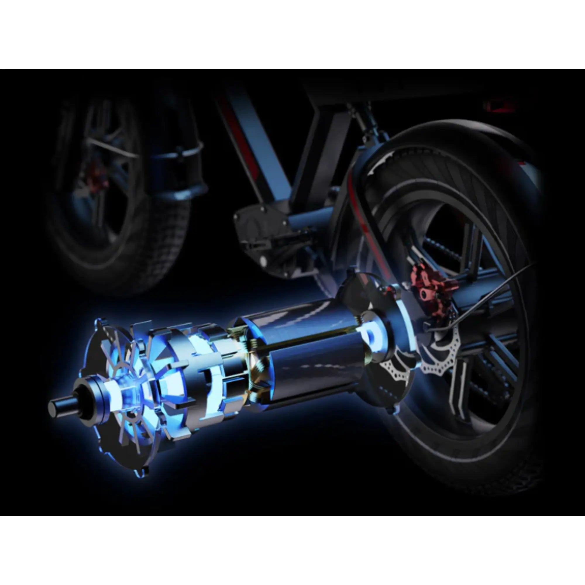 G-Force ZM 750W 48V Fat Tire Moped-Style Electric Bike  Electric Bikes Paradise