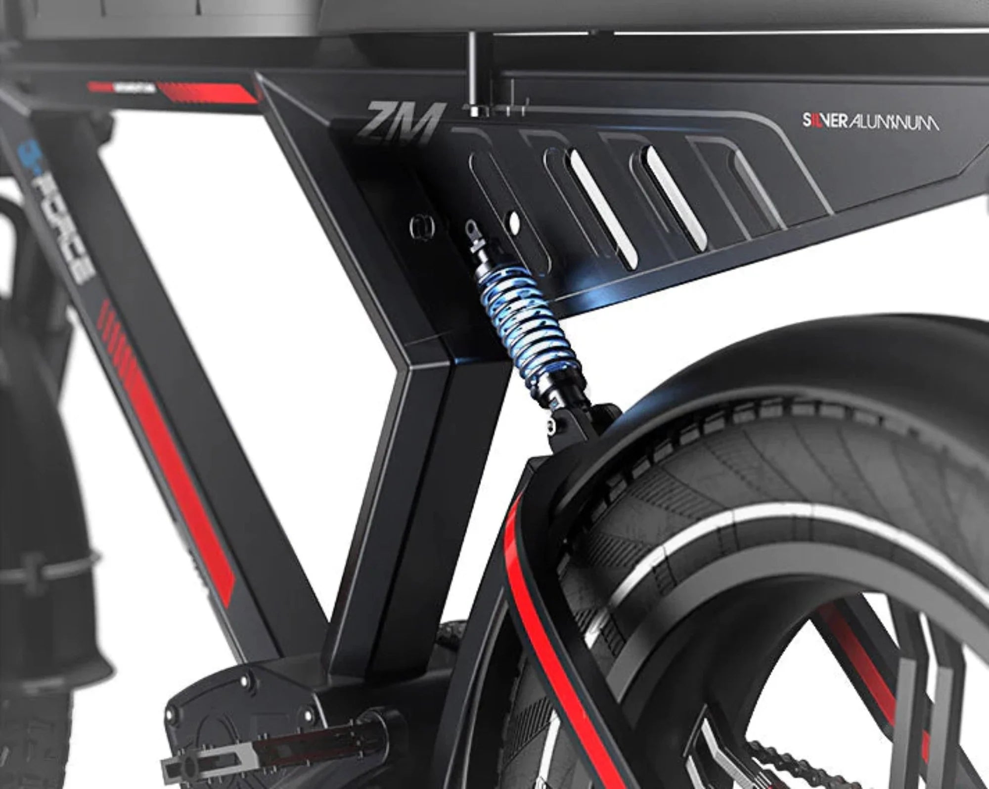 G-Force ZM 750W 48V Fat Tire Moped-Style Electric Bike