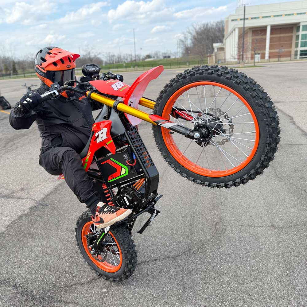 HappyRun F18 6000W Mid-Drive Electric Dirt Bike