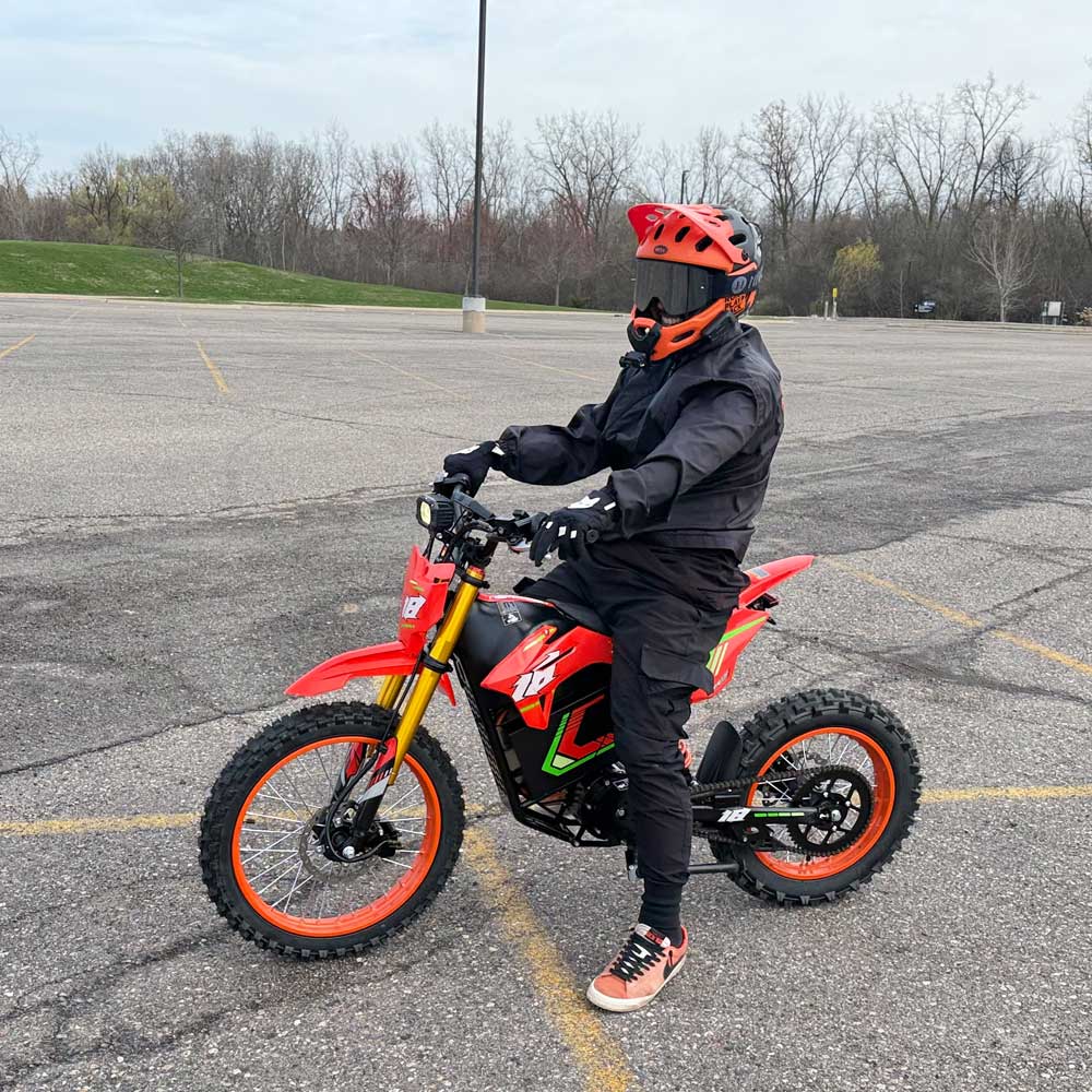 HappyRun F18 6000W Mid-Drive Electric Dirt Bike