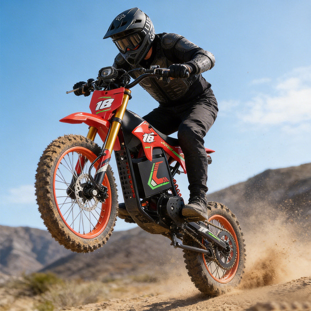HappyRun F18 6000W Mid-Drive Electric Dirt Bike