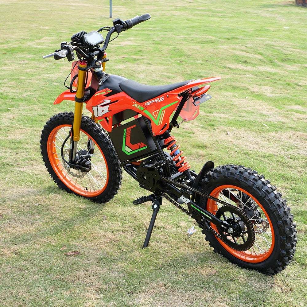 HappyRun F18 6000W Mid-Drive Electric Dirt Bike
