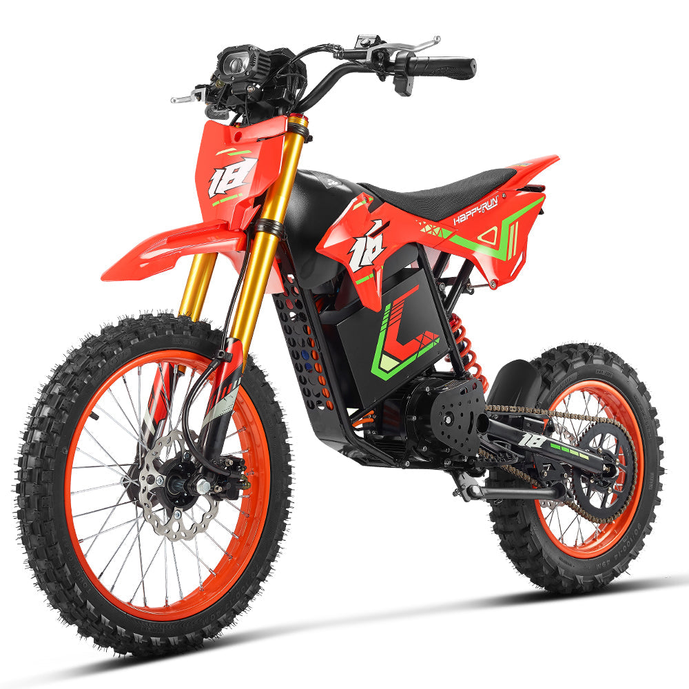 HappyRun F18 6000W Mid-Drive Electric Dirt Bike