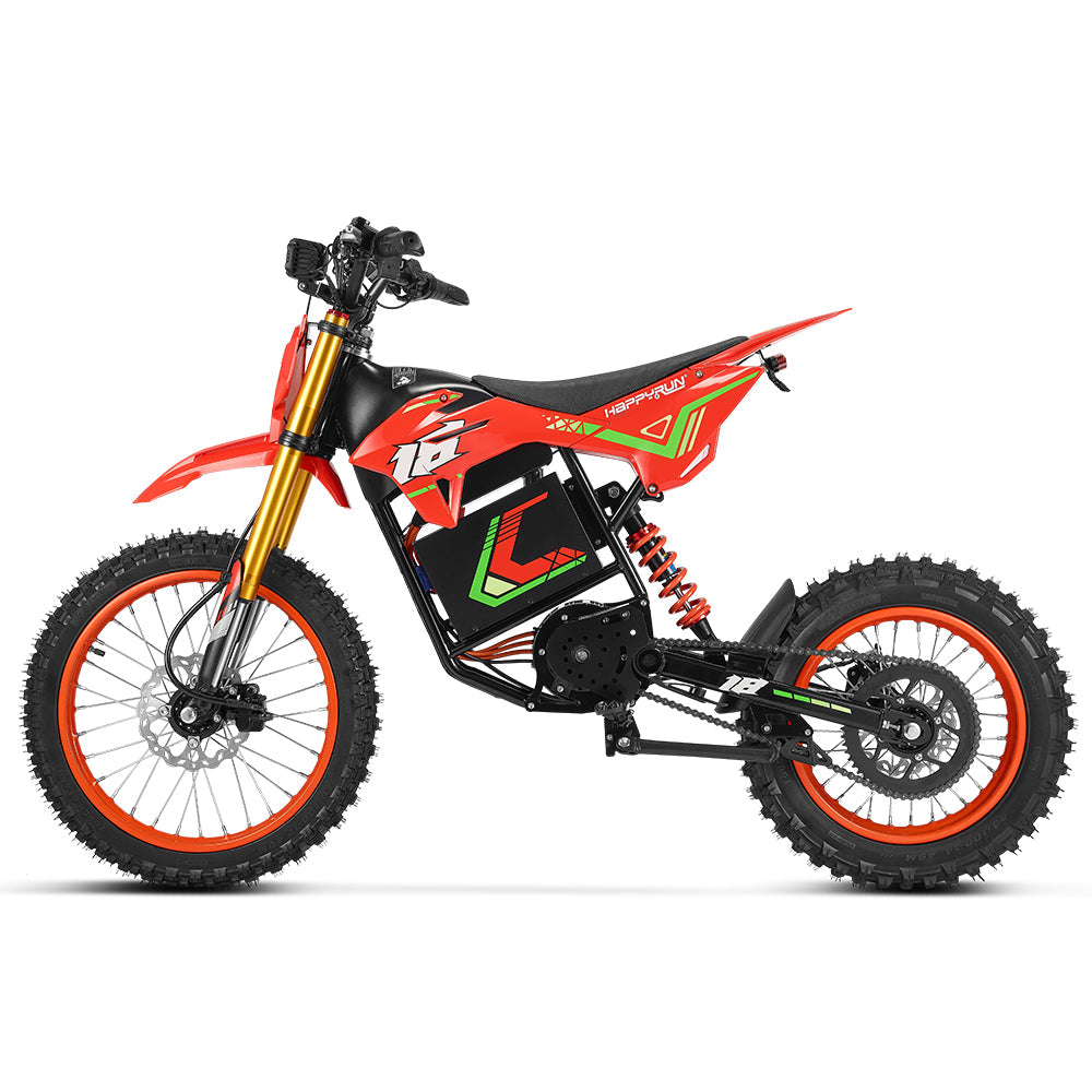HappyRun F18 6000W Mid-Drive Electric Dirt Bike