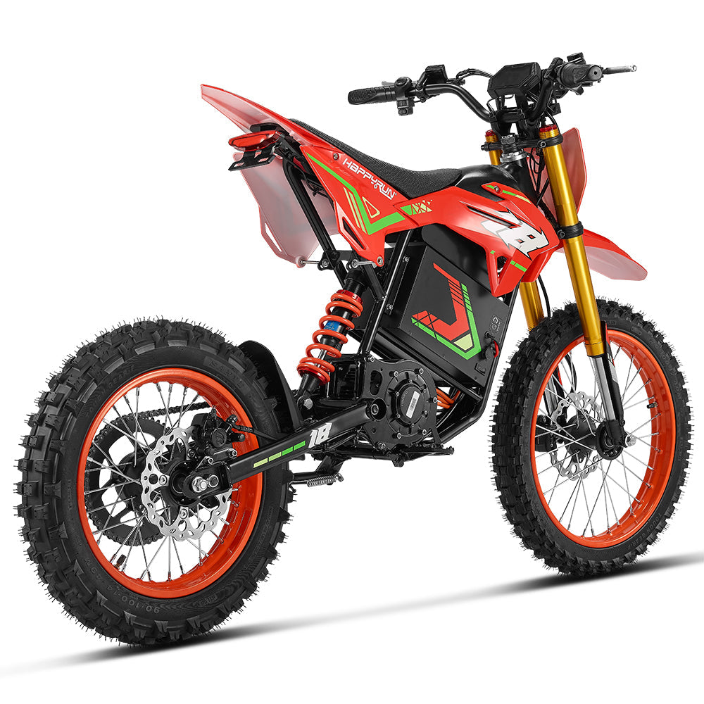 HappyRun F18 6000W Mid-Drive Electric Dirt Bike