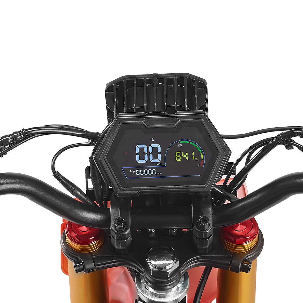 HappyRun F18 6000W Mid-Drive Electric Dirt Bike