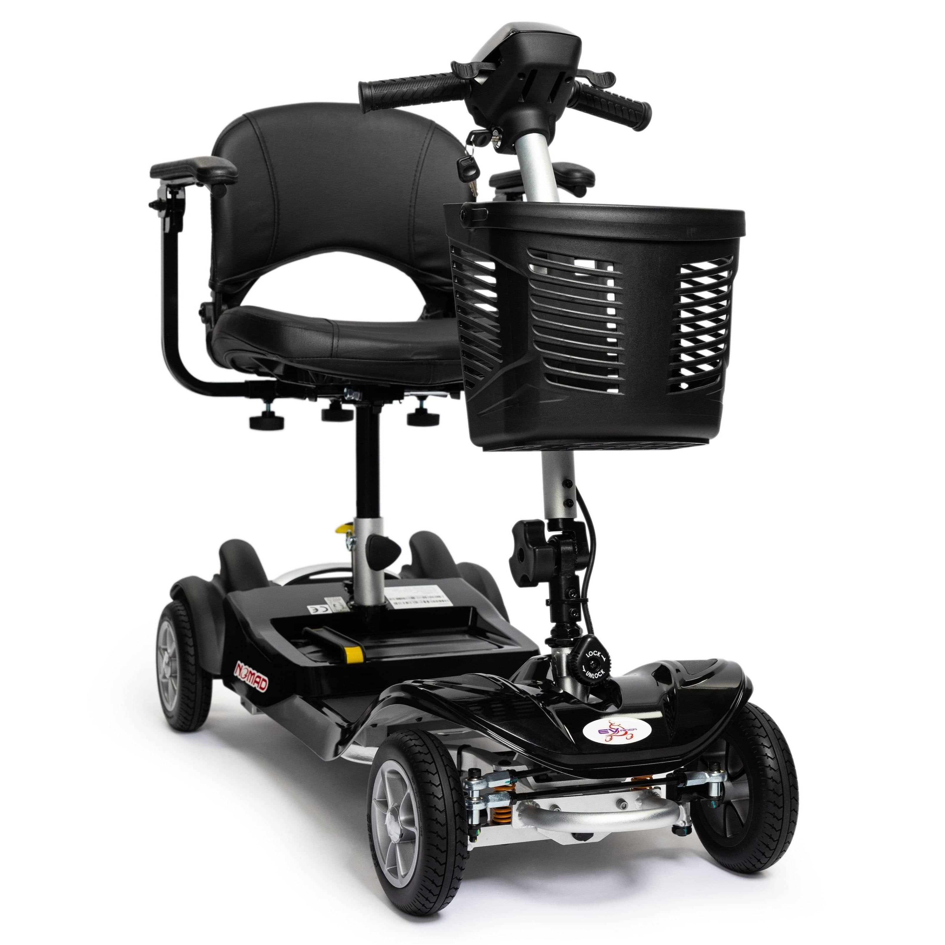 EV Rider Nomad Super Lightweight Travel Mobility Scooter with Full Suspension