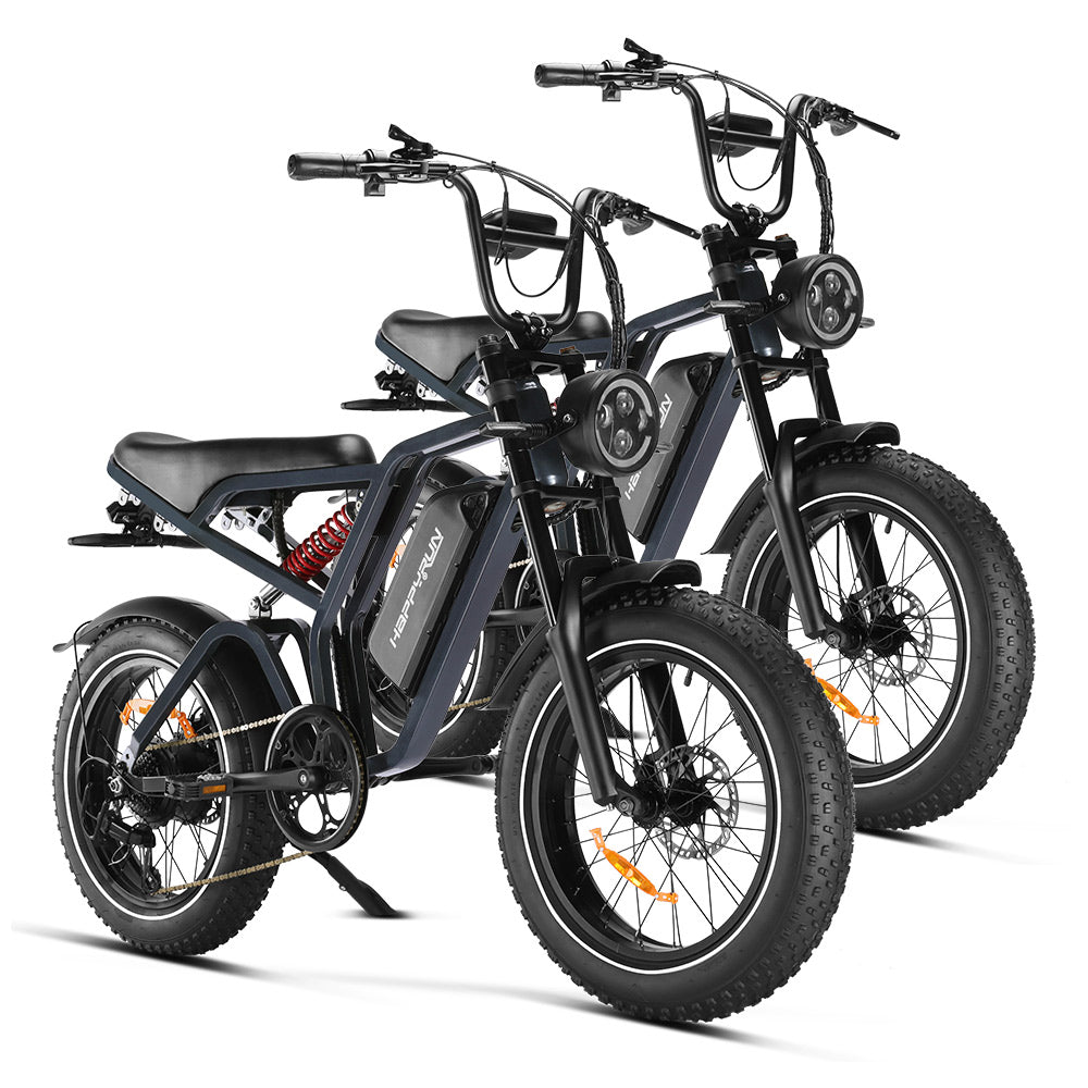 HappyRun Tank G60 Pro 2000W Moped-Style Off-Road Electric Bike