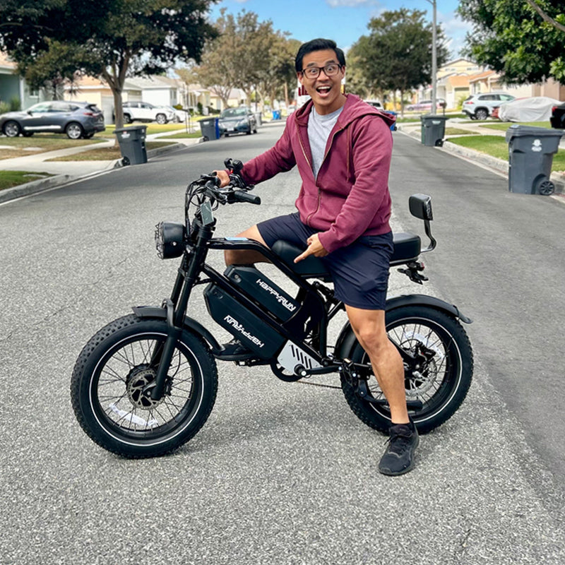 HappyRun Tank G70 Pro Dual-Motor Dual-Battery Cargo Electric Bike