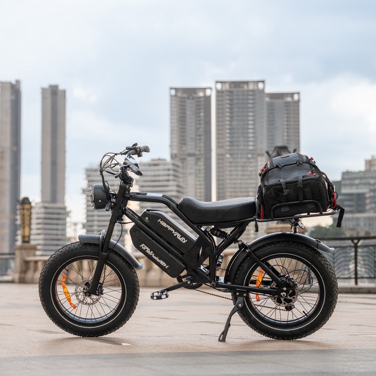 HappyRun Tank G70 2000W Dual Battery Cargo Electric Bike