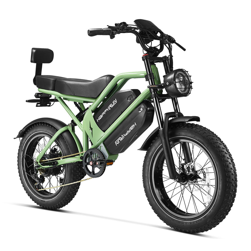HappyRun Tank G70 2000W Dual Battery Cargo Electric Bike