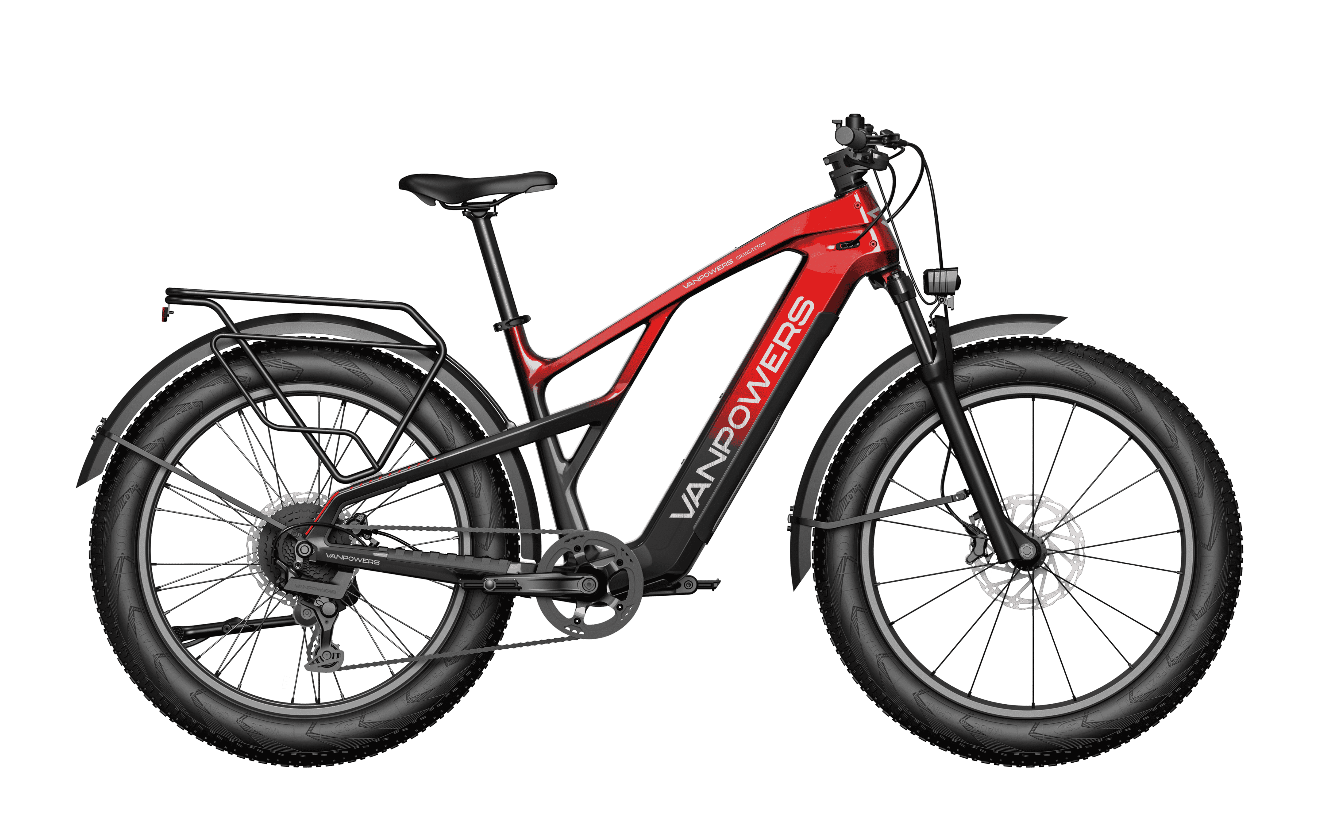 Vanpowers GrandTeton Pro Fat Tire Electric Mountain Bike