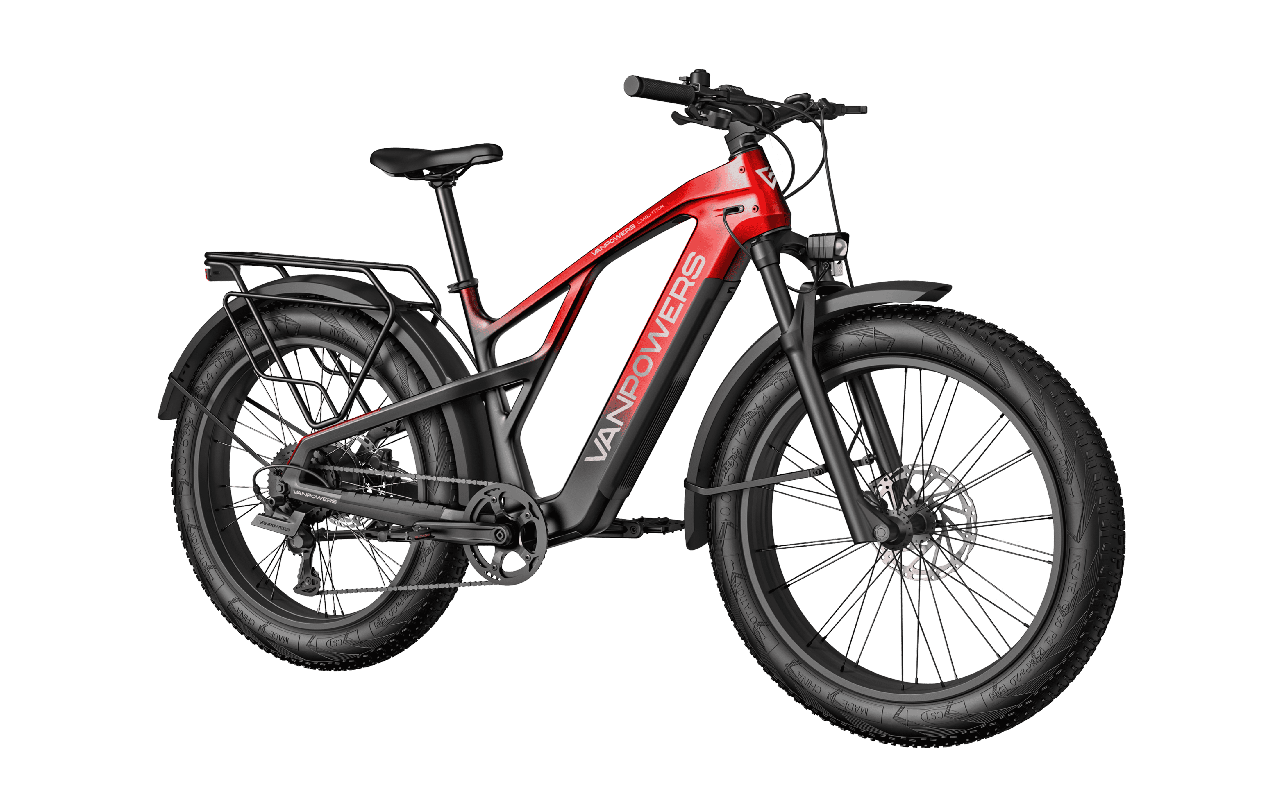 Vanpowers GrandTeton Pro Fat Tire Electric Mountain Bike