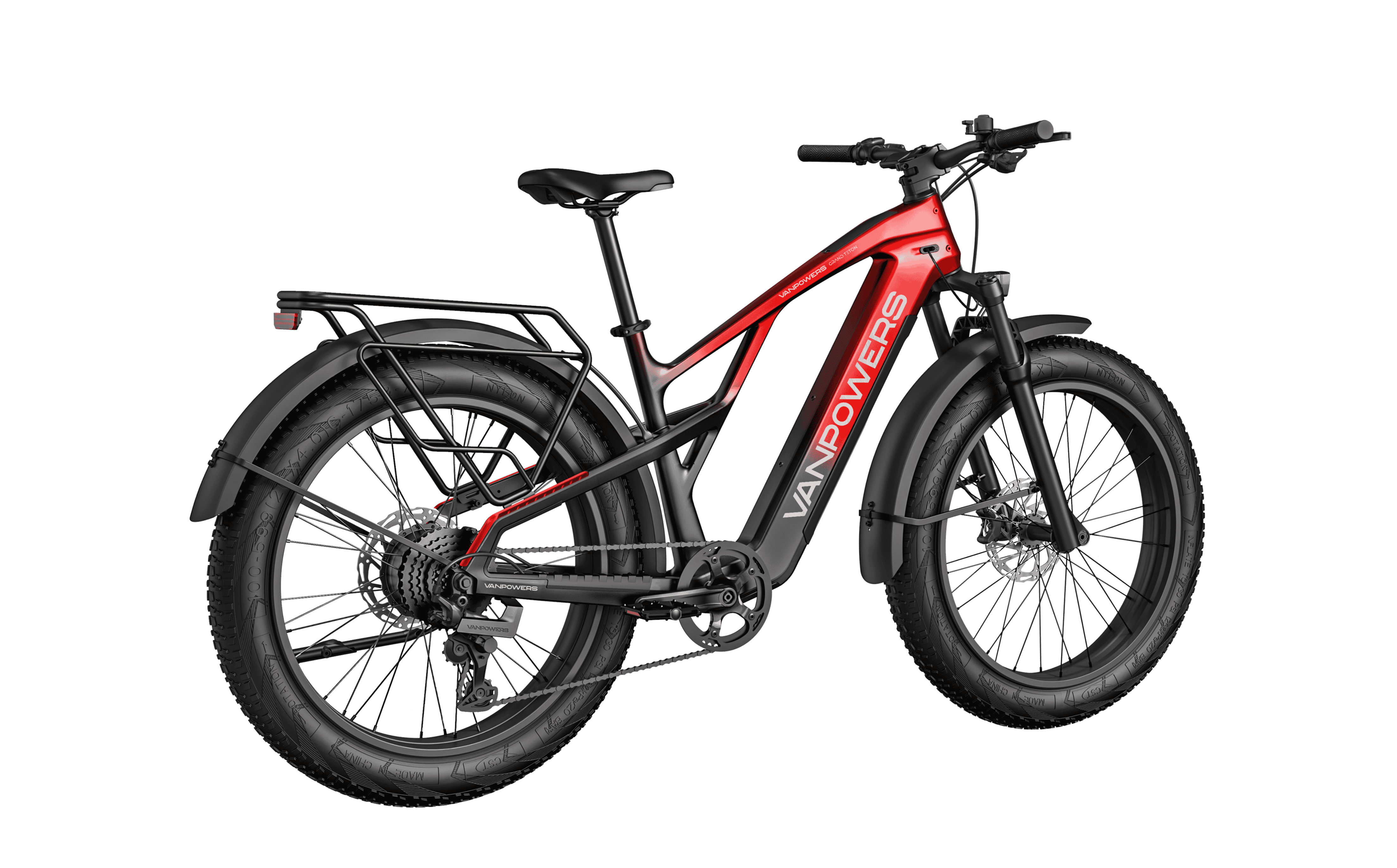 Vanpowers GrandTeton Pro Fat Tire Electric Mountain Bike