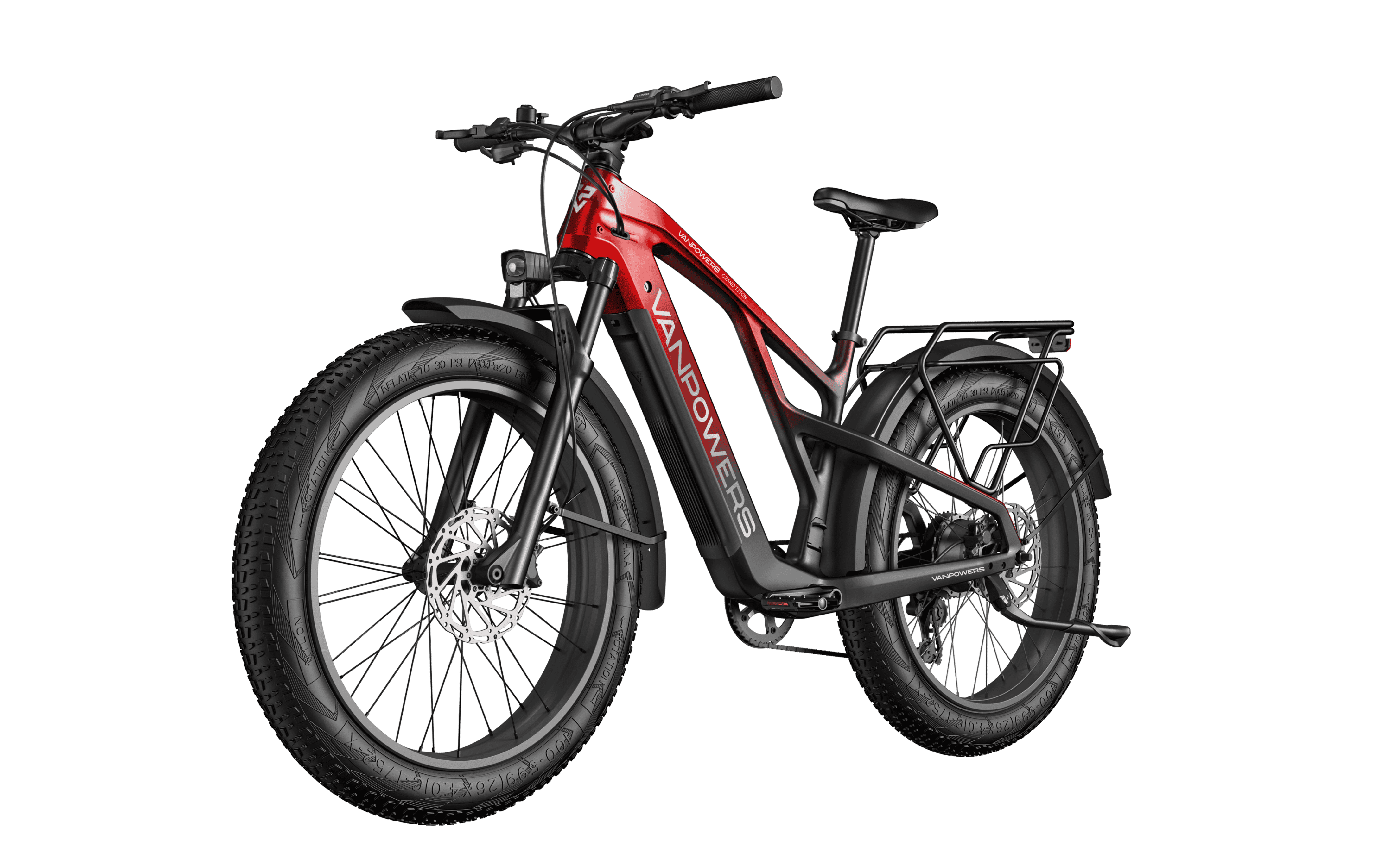 Vanpowers GrandTeton Pro Fat Tire Electric Mountain Bike