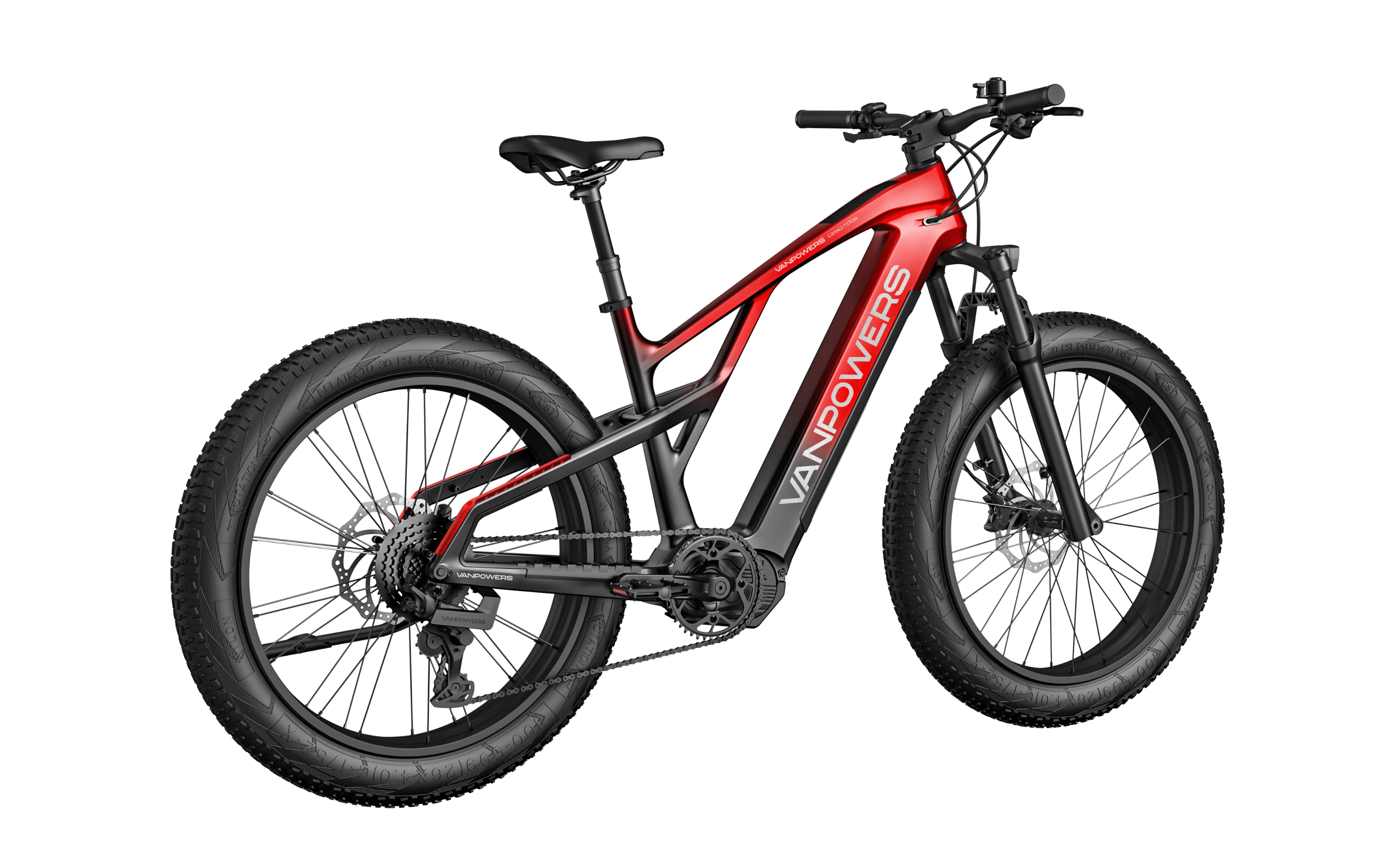 Vanpowers GrandTeton Ultra Mid Drive Fat Tire Electric Bike