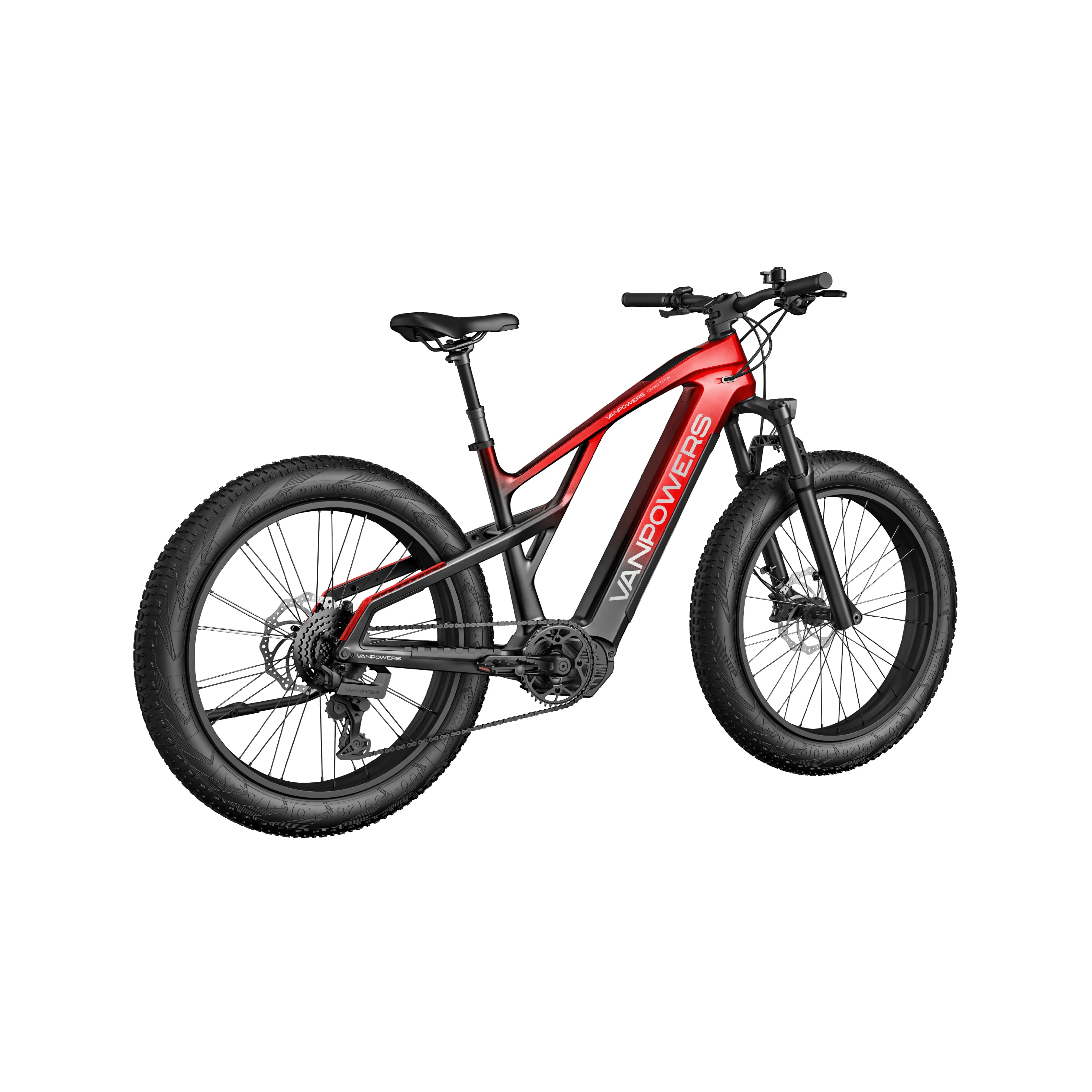 Vanpowers GrandTeton Ultra Mid Drive Fat Tire Electric Bike  Electric Bikes Paradise