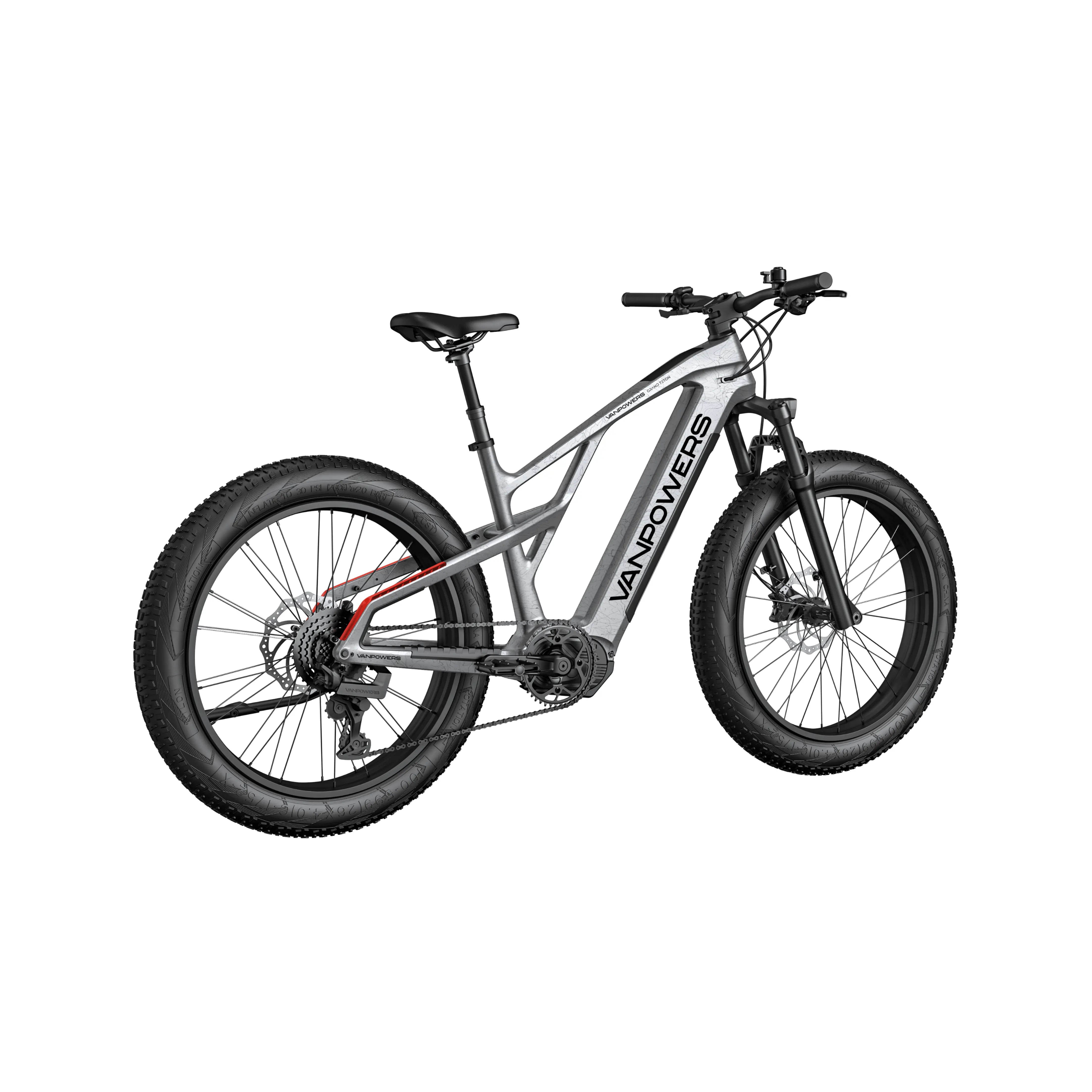 Vanpowers GrandTeton Ultra Mid Drive Fat Tire Electric Bike  Electric Bikes Paradise