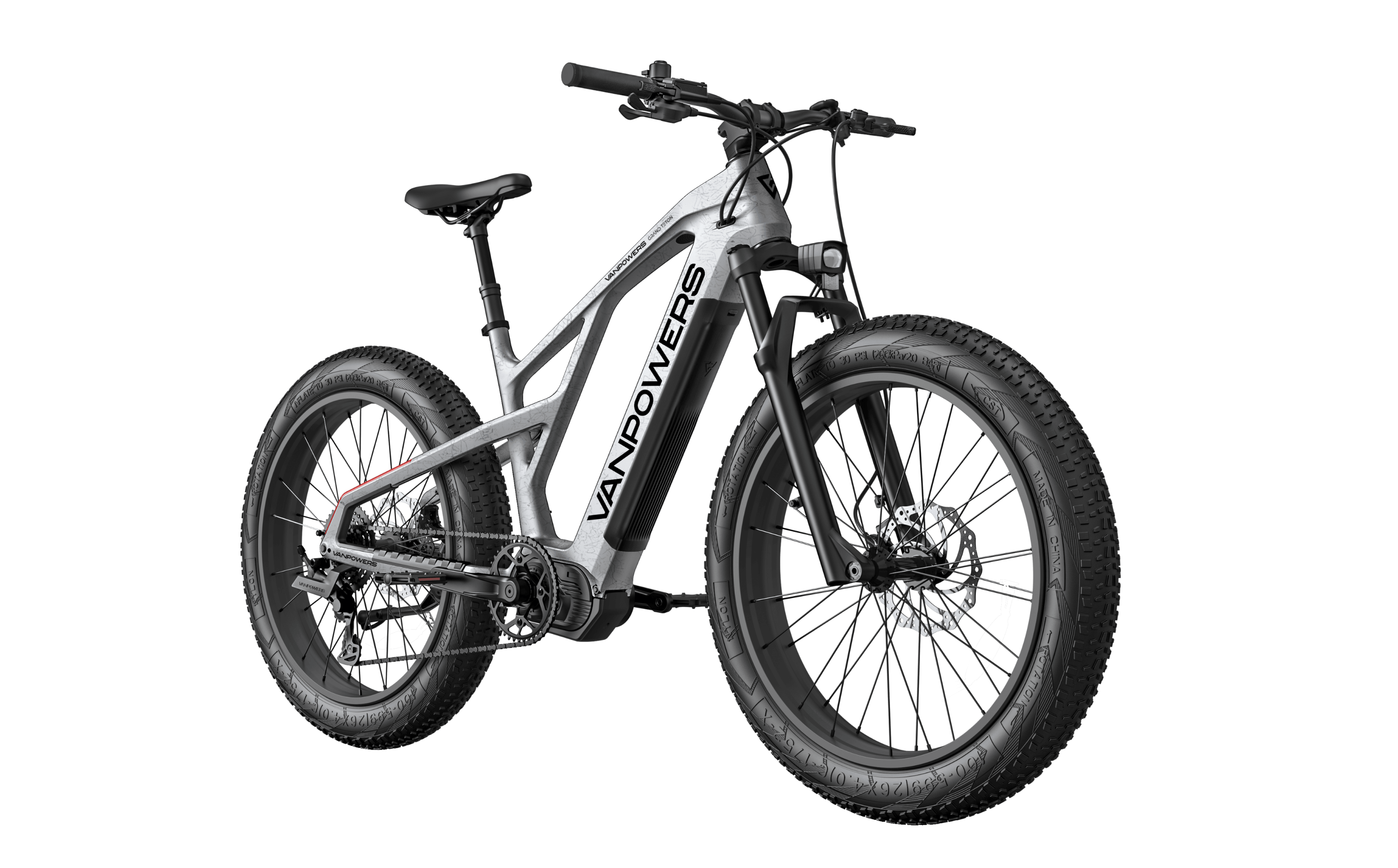 Vanpowers GrandTeton Ultra Mid Drive Fat Tire Electric Bike