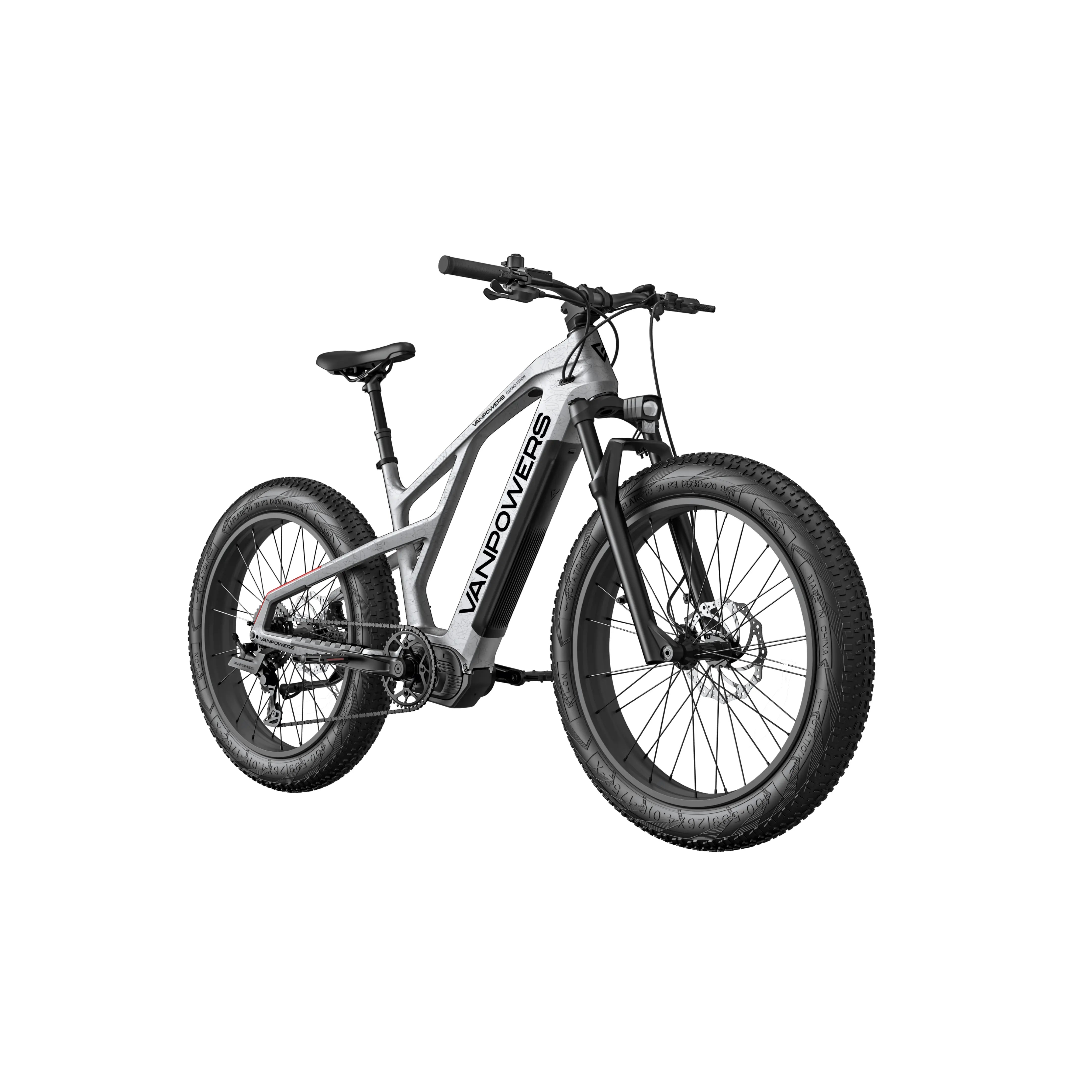 Vanpowers GrandTeton Ultra Mid Drive Fat Tire Electric Bike  Electric Bikes Paradise