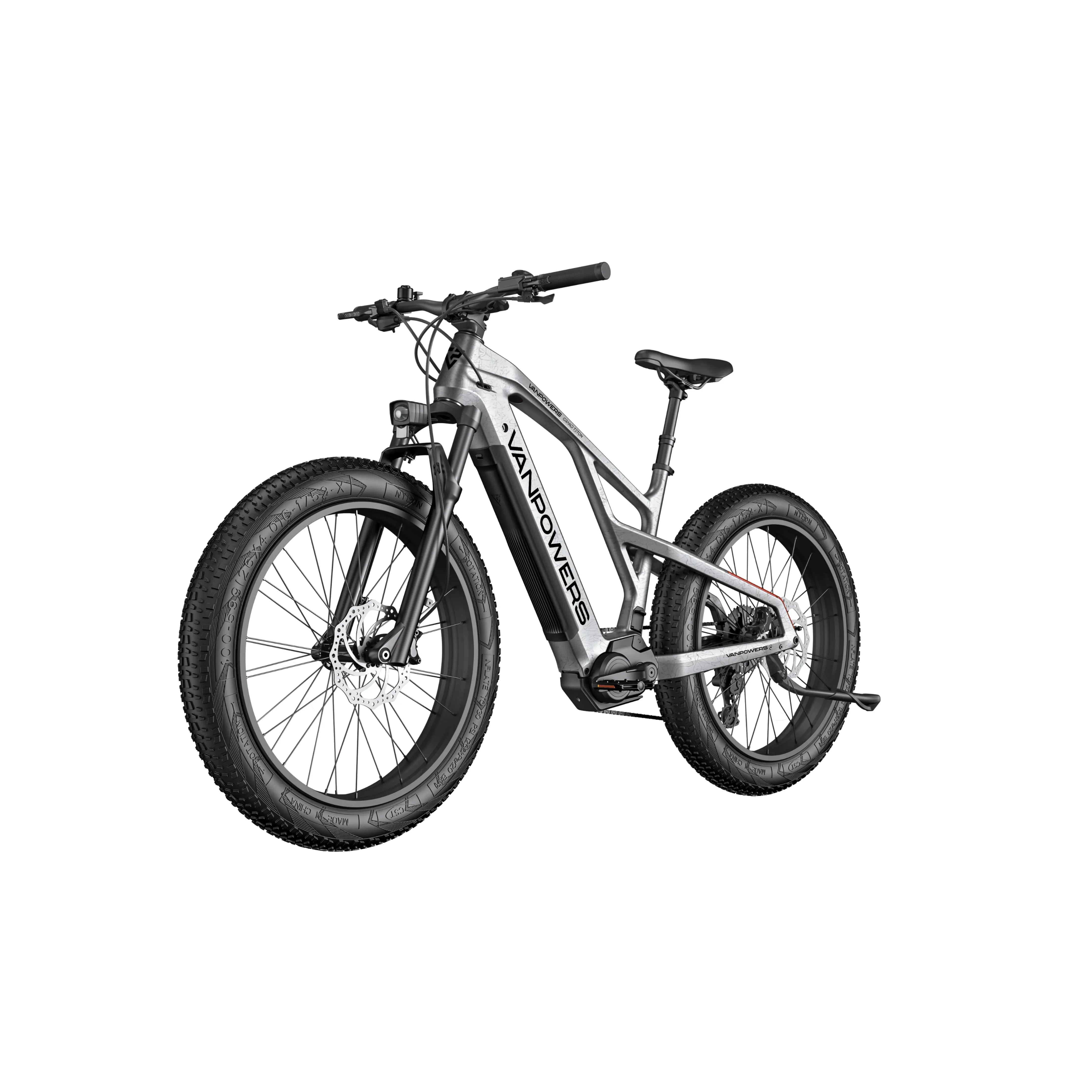 Vanpowers GrandTeton Ultra Mid Drive Fat Tire Electric Bike  Electric Bikes Paradise
