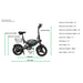 GoPowerBike GoDash 400W 36V Mini Folding Electric Bike  Electric Bikes Paradise