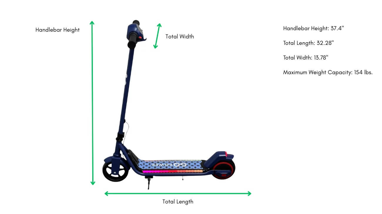 GoPowerBike GoGlide Kids' Electric Scooter