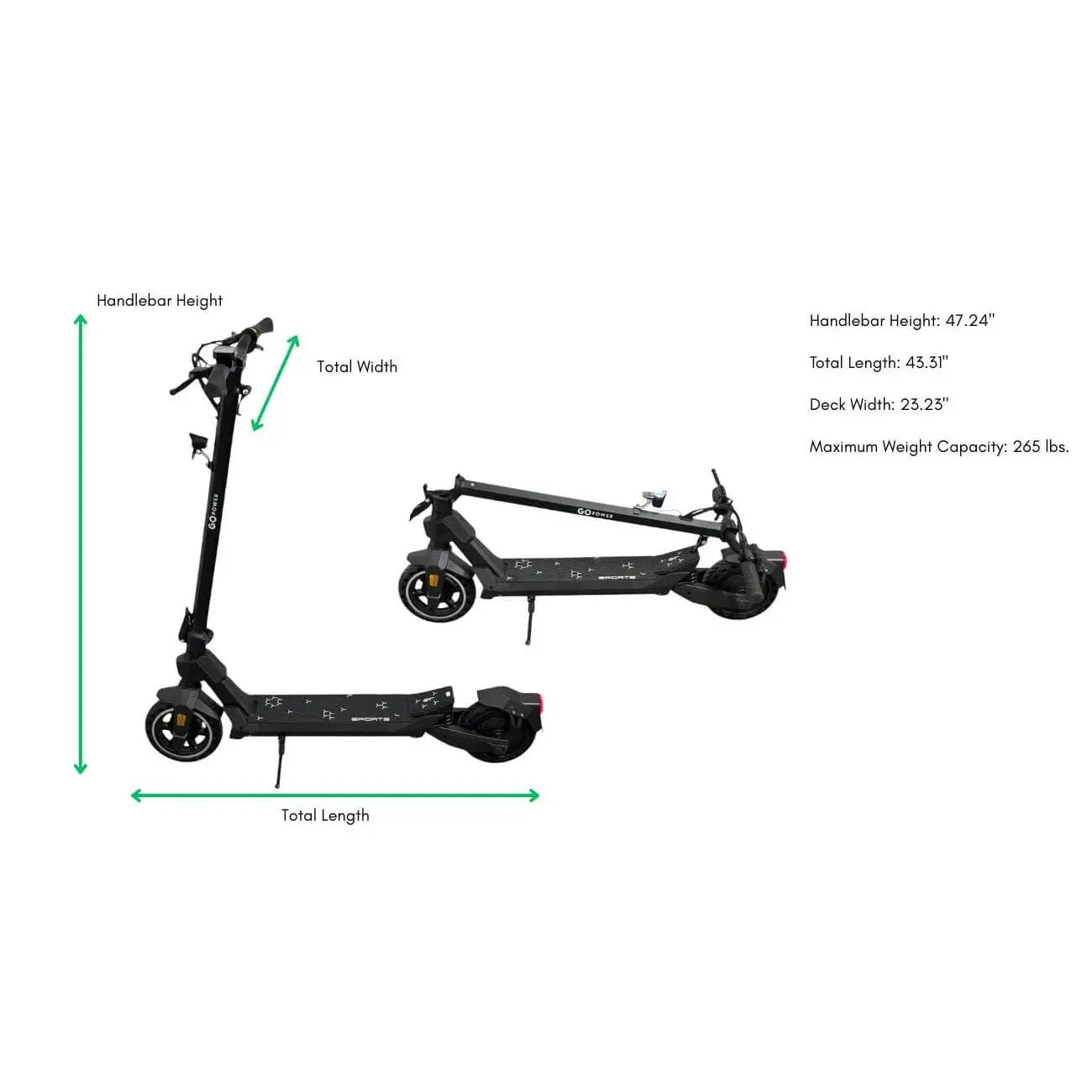 GoPowerBike GoOne 400W 36V Folding Electric Scooter  Electric Bikes Paradise