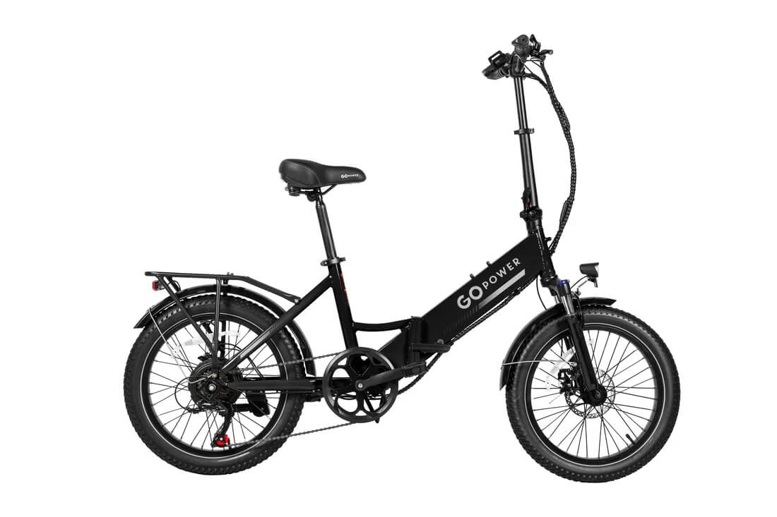GoPowerBike GoPlus 500W Step-Through Folding Fat Tire Electric Bike