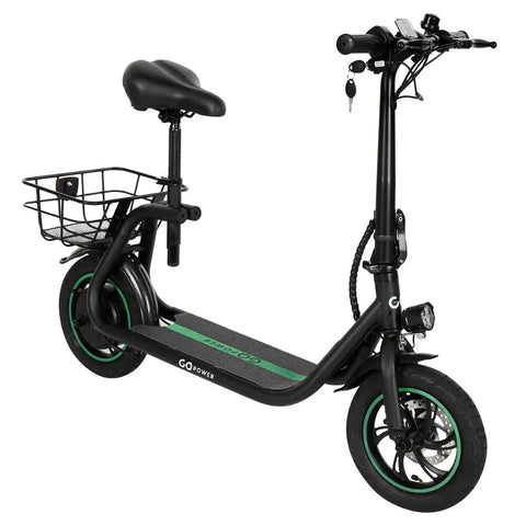 GoPowerBike GoFlow 350W 36V Lithium Folding Electric Scooter