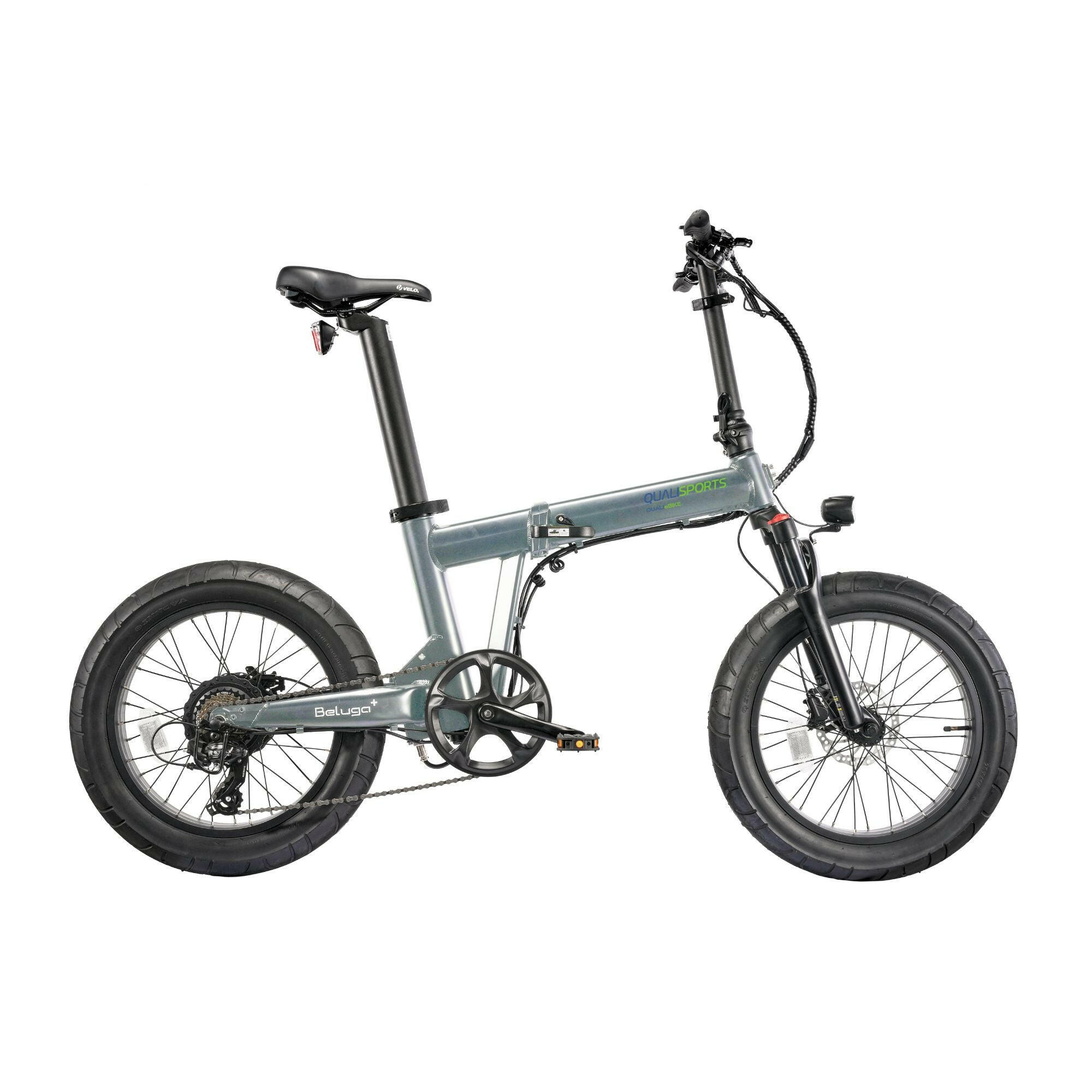Qualisports Beluga Folding Fat Tire Electric Bike  Electric Bikes Paradise