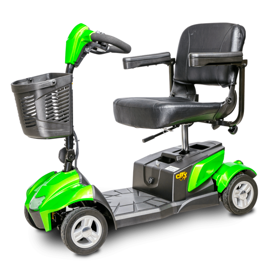 EV Rider CityCruzer 4-Wheel Transportable Mobility Scooter with Mono-Shock Suspension