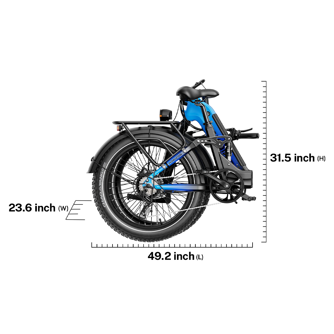 Heybike Horizon 750W Folding Fat Tire Electric Bike