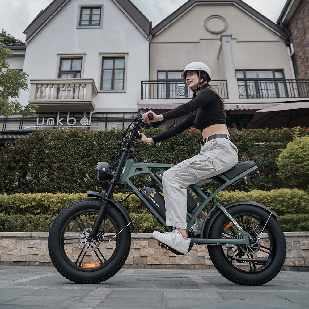 Cycrown CycHunter Moped-Style Electric Bike