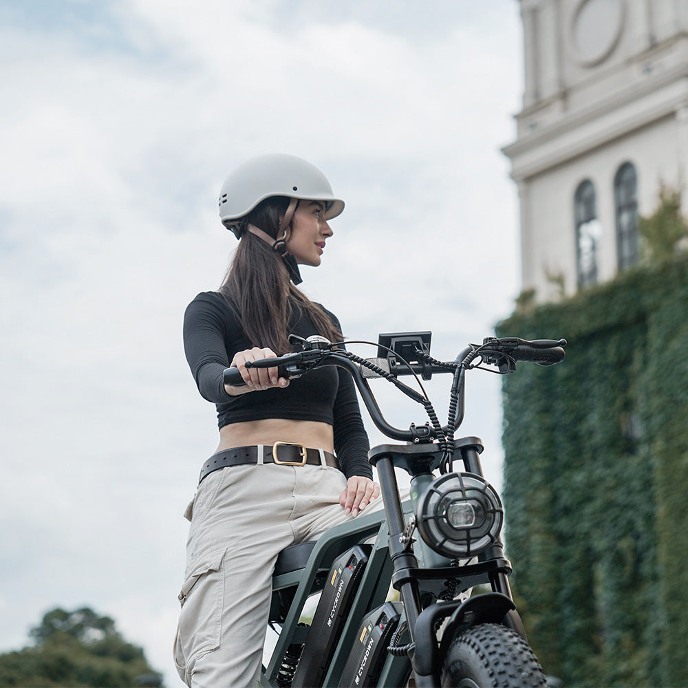Cycrown CycHunter Moped-Style Electric Bike