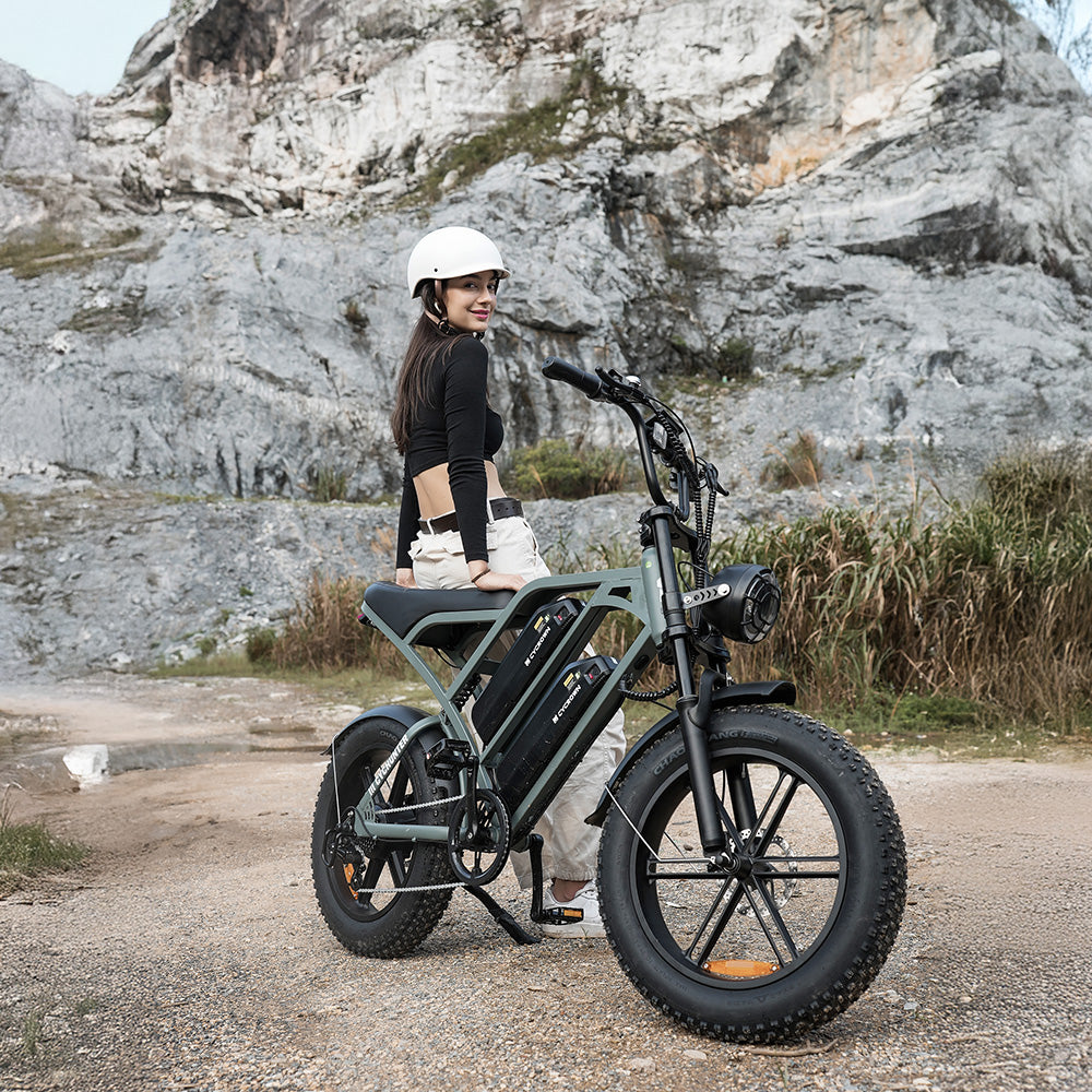 Cycrown CycHunter Moped-Style Electric Bike