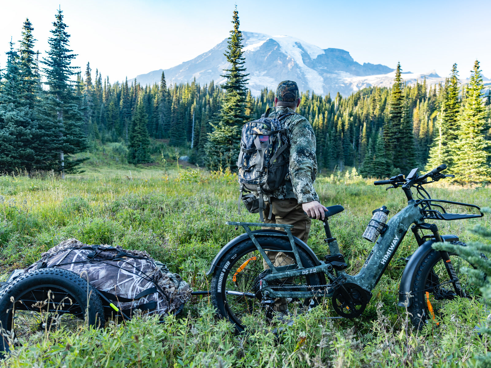 Himiway D5 2.0 Camo Electric Hunting Bike  Electric Bikes Paradise