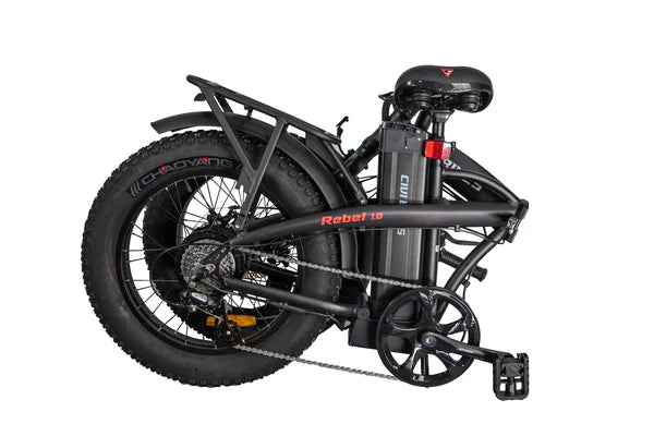 GlareWheel EB-RE 500W Foldable Fat Tire Sport Electric Bike