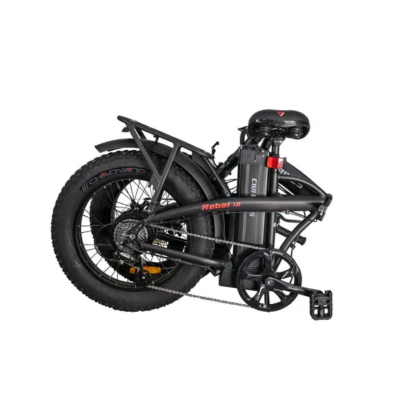 GlareWheel EB-RE 500W Foldable Fat Tire Sport Electric Bike