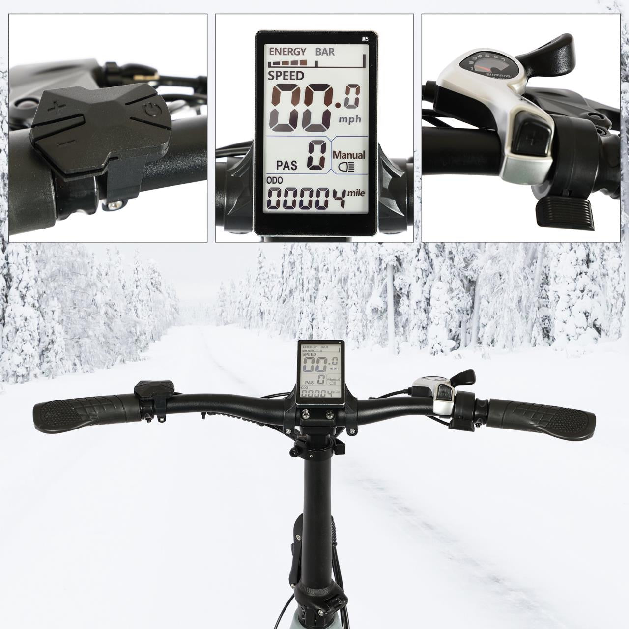 Tracer Kama 2.0 750W Folding Fat Tire Electric Bike
