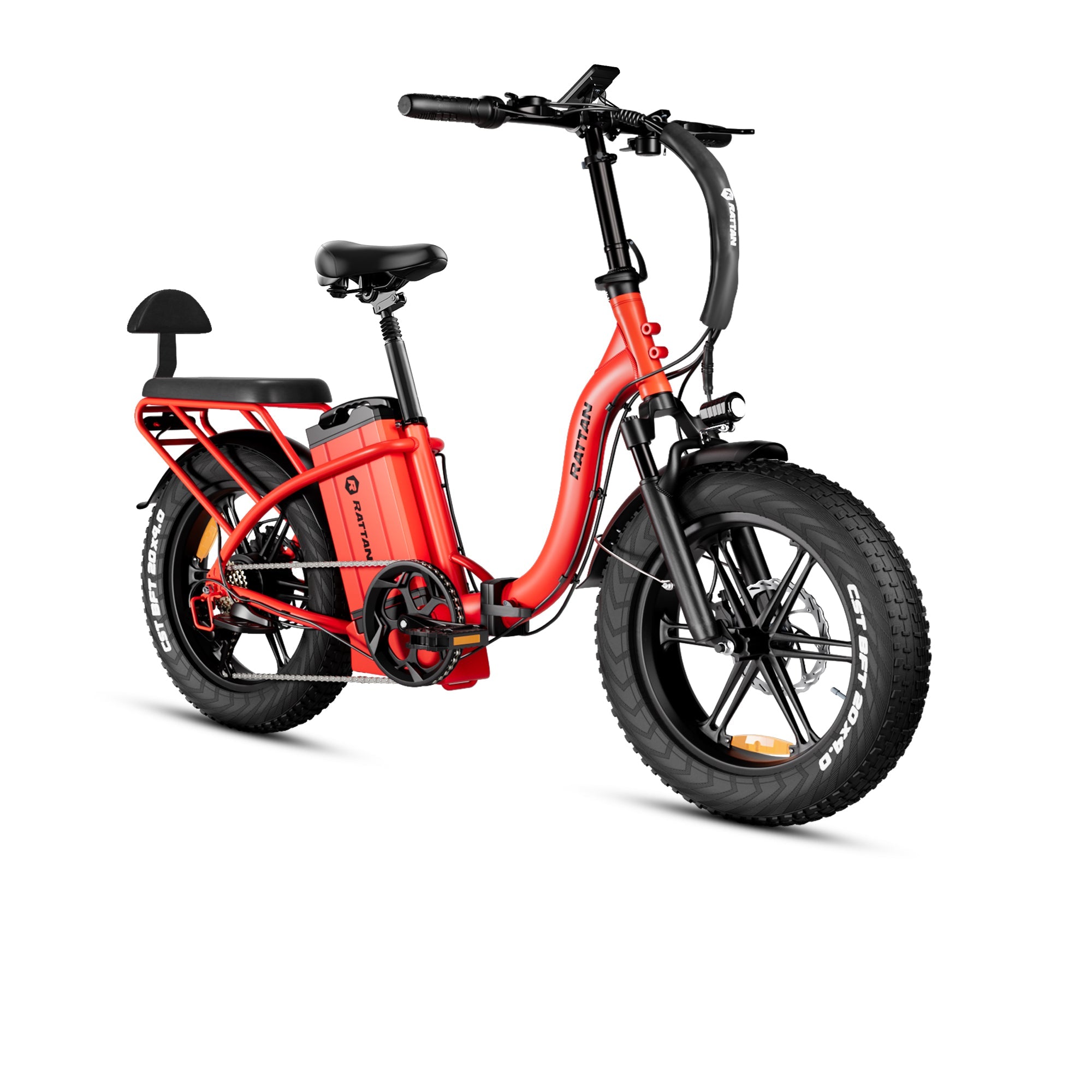 Rattan LF Ultra Step Thru Folding Fat Tire Electric Bike
