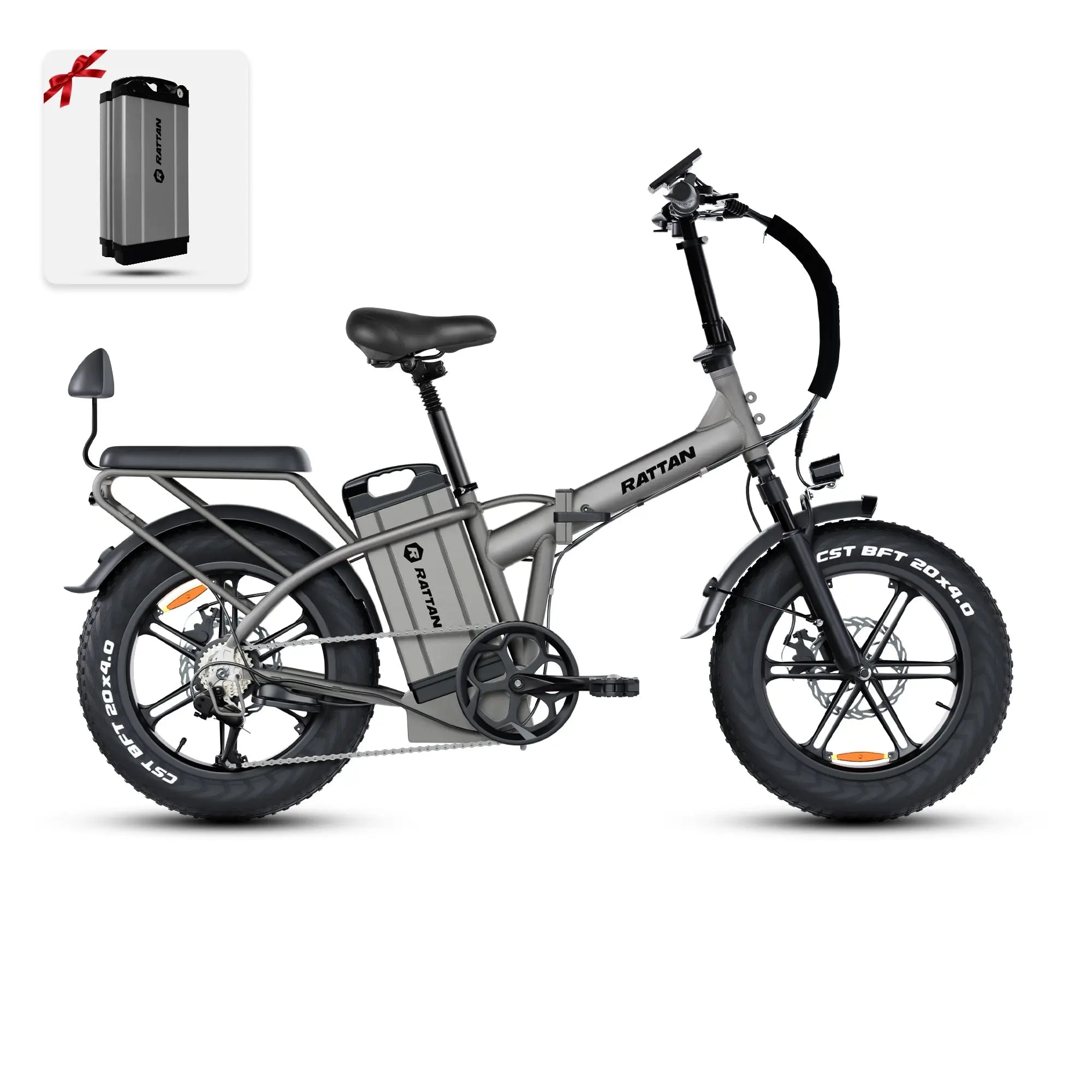 Rattan LM Ultra Folding Fat Tire Electric Bike 