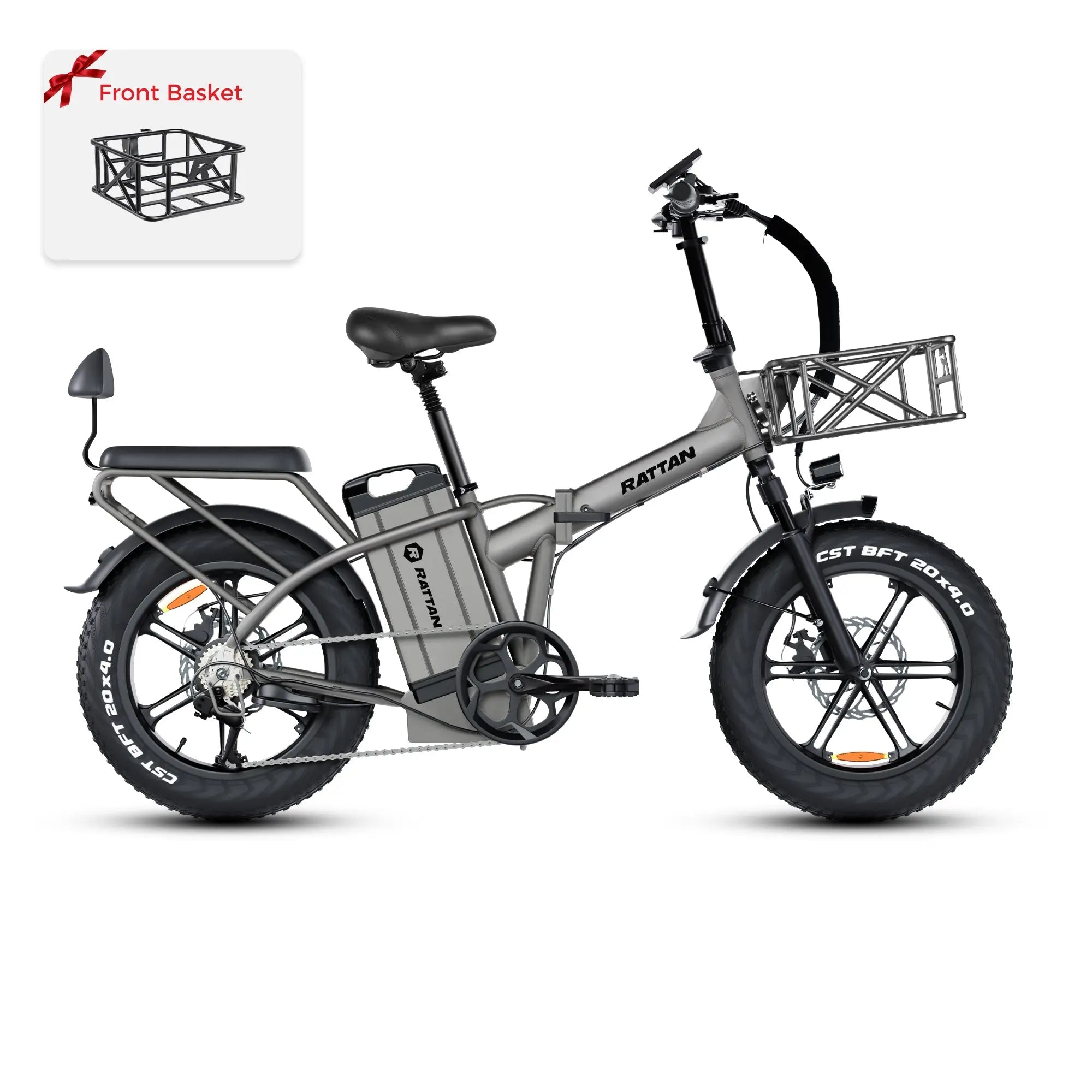Rattan LM Ultra Folding Fat Tire Electric Bike 
